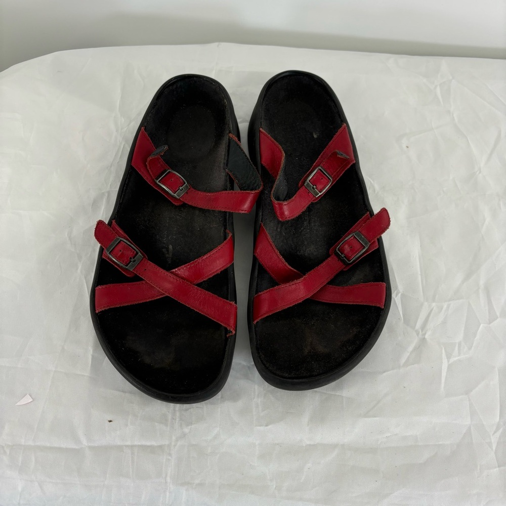 Tatami by Birkenstock Unisex | Red | Strappy Sandals